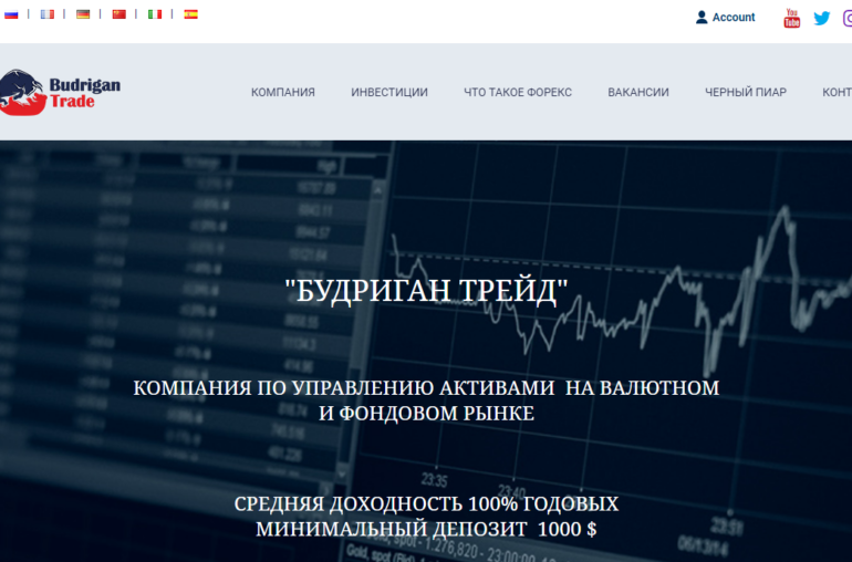 Компания Budrigan Trade