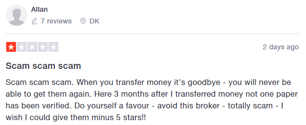 Негативный отзыв Shift Holdings