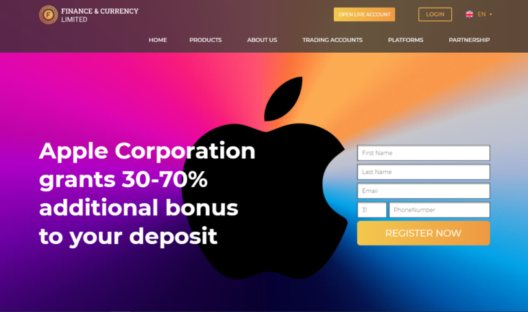 Компания Finance&Currency Limited