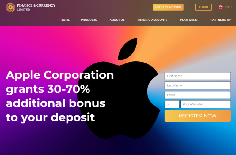 Компания Finance&Currency Limited