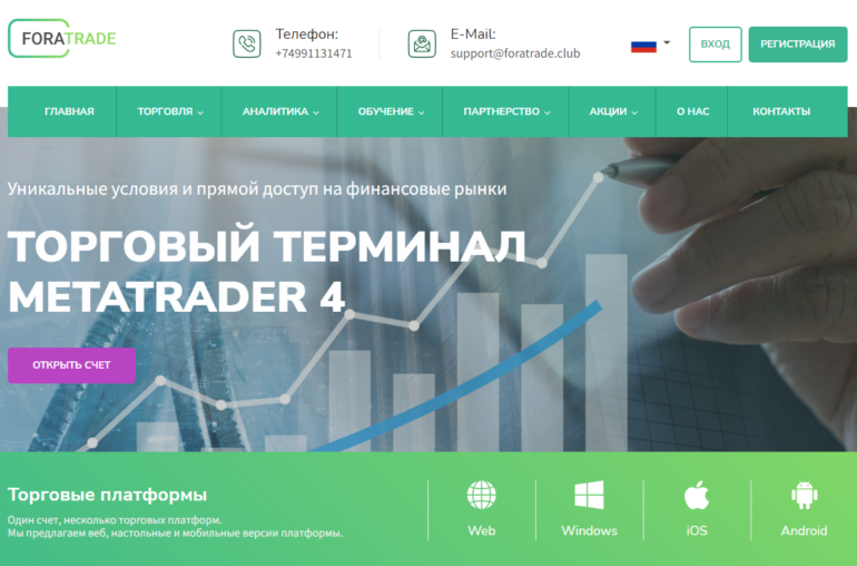 Брокер ForaTrade