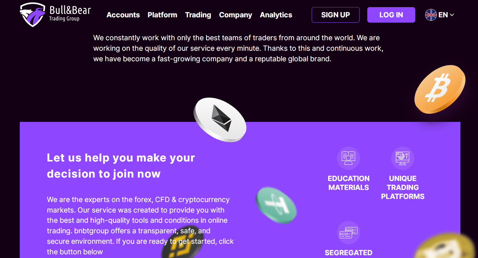 Официальный сайт BTPGroup