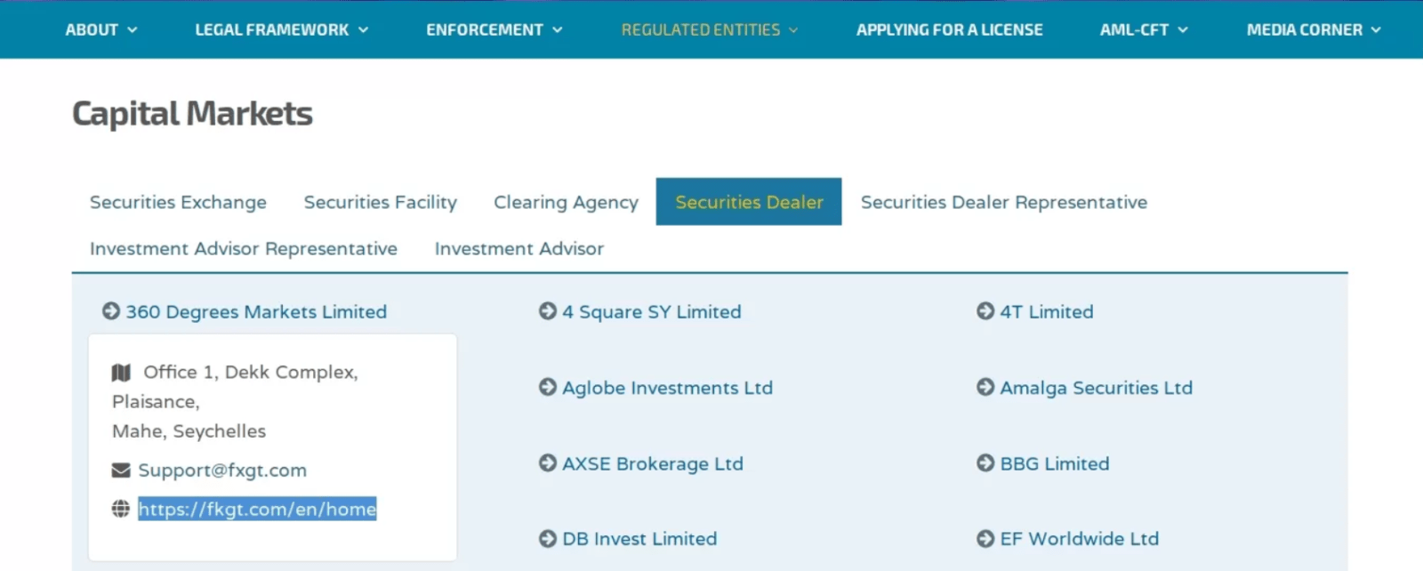 Официальный сайт Брокера FXGT