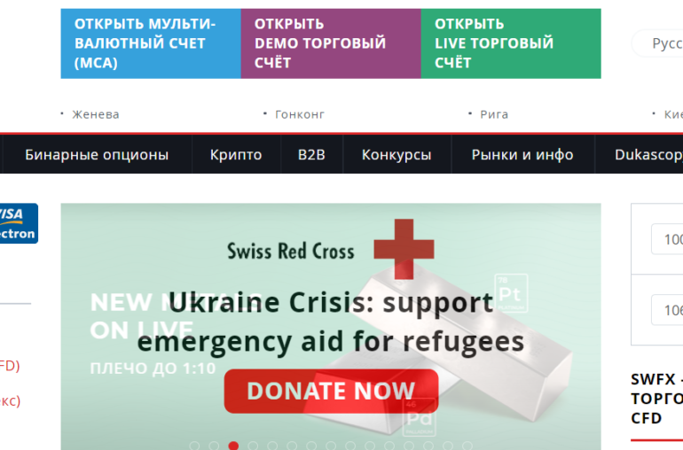 Брокер Dukascopy