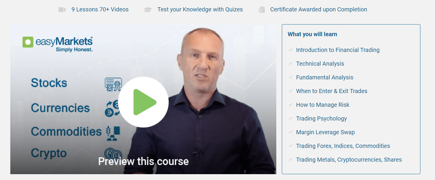 Baixa qualidade dos serviços da EasyMarkets