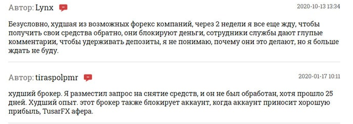 Отзывы о Tusar Forex